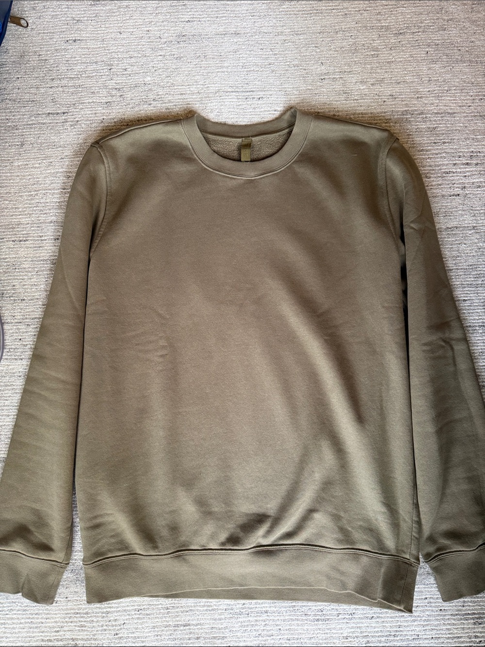 SKIMS Men’s Olive Green Crewneck Sweatshirt